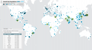 Worlds Largest Cities Map | Mad Scientist Laboratory